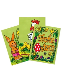 Lutz Mauder Partyzubehör & -Dekoration<3tlg. Geschenk-Set "Ostern" in Grün/ Hellblau (Überraschungsprodukt)