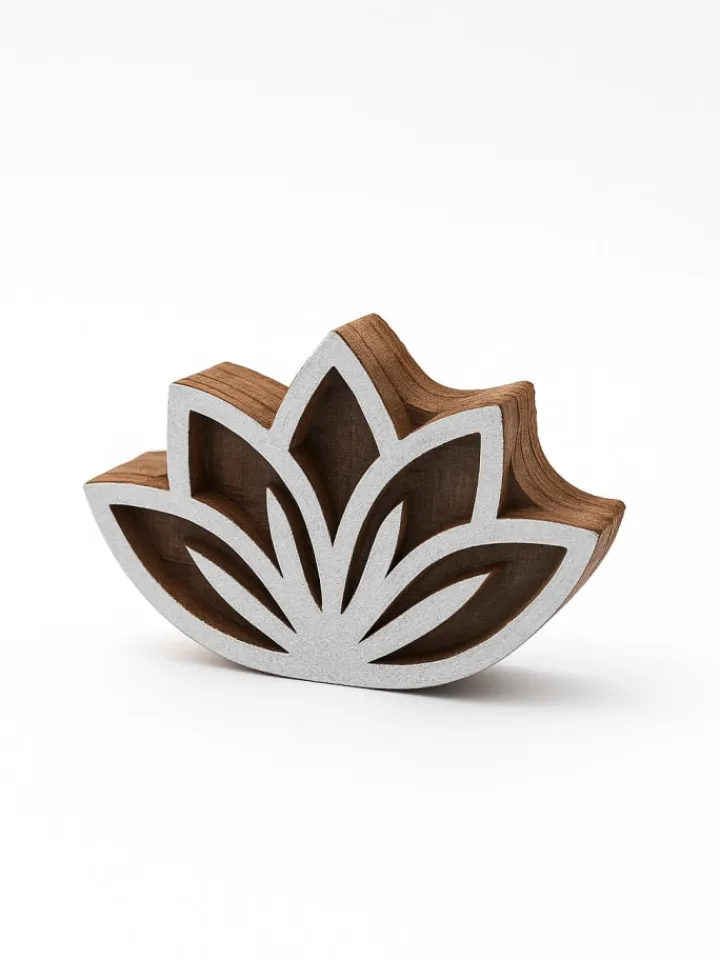 Samimi Kreativbedarf & Do-It-Yourself<7tlg. Geschirrtücher-Blockdruck-Set in Beige/ Grün