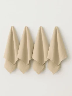 Samimi Kreativbedarf & Do-It-Yourself<7tlg. Geschirrtücher-Blockdruck-Set in Beige/ Grün