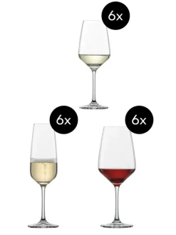Schott Zwiesel Gedeckter Tisch<18tlg. Gläserset "Tulip"