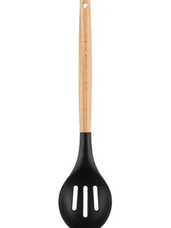 Maku Gedeckter Tisch<7tlg. Küchenhelfer-Set in Schwarz/ Hellbraun