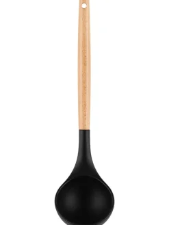 Maku Gedeckter Tisch<7tlg. Küchenhelfer-Set in Schwarz/ Hellbraun