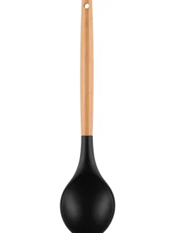 Maku Gedeckter Tisch<7tlg. Küchenhelfer-Set in Schwarz/ Hellbraun