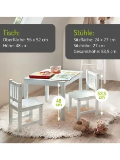BOMI Möbel-Sets<3-tlg. Kindersitzgruppe Amy in Weiß
