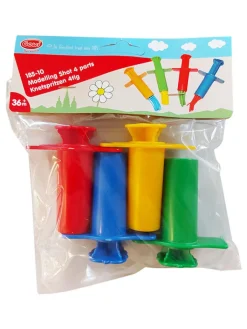 GOWI Kreativbedarf & Do-It-Yourself<4tlg. Knetspritzen-Set - ab 3 Jahren