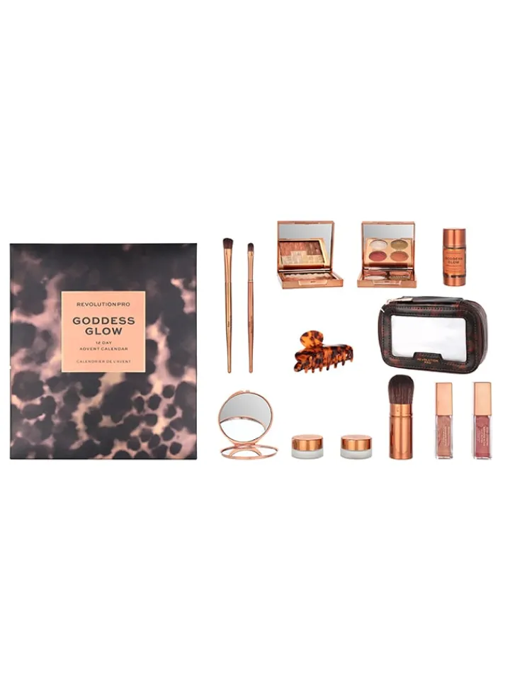 MAKE UP REVOLUTION Adventskalender<12tlg. Kosmetik-Adventskalender "Pro Goddess Glow"
