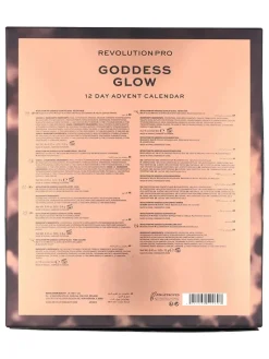 MAKE UP REVOLUTION Adventskalender<12tlg. Kosmetik-Adventskalender "Pro Goddess Glow"