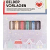 folia PAPER Kreativbedarf & Do-It-Yourself<15tlg. Kreativset "Fensterbilder Cosy Winter" in Weiß/ Bunt