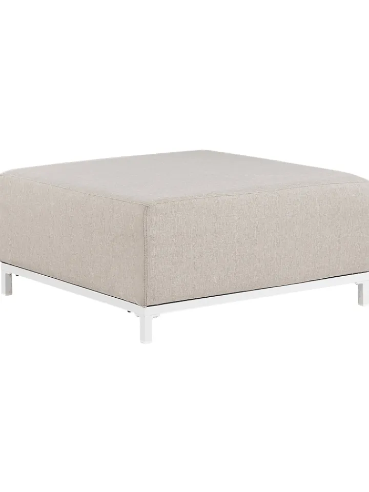 Beliani Gartenmöbel<4-tlg Lounge Set ROVIGO in Beige/Weiß
