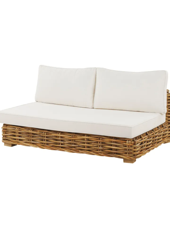 Beliani Gartenmöbel<4-tlg Lounge Set VARALLO in /Weiß