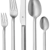 WMF Gedeckter Tisch<30tlg. Mattiertes Edelstahl-Besteckset "Alto"