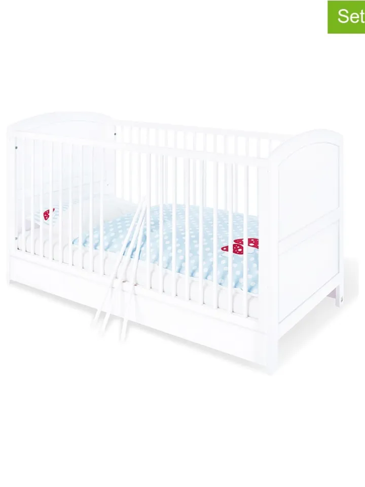 Pinolino Babymöbel|Möbel-Sets<3tlg. Möbel-Set "Laura" in Weiß