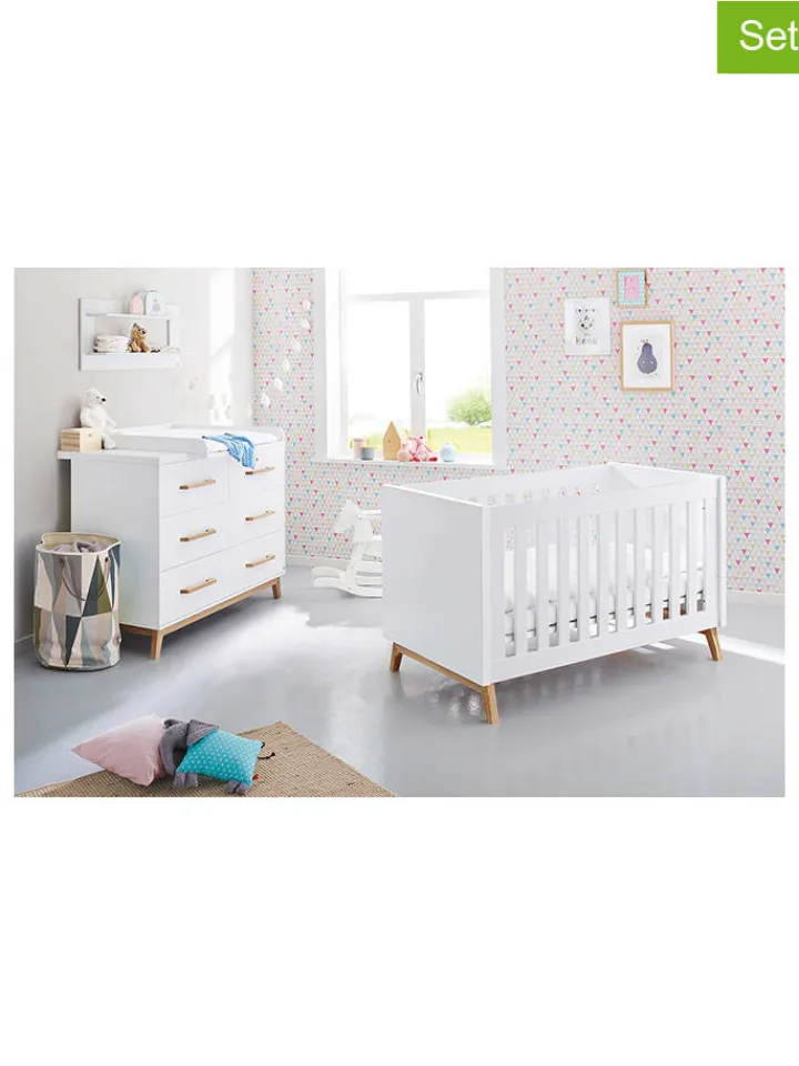 Pinolino Babymöbel|Möbel-Sets<2tlg. Möbel-Set "Riva" in Weiß