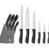 WMF Koch- & Backutensilien<7tlg. Messer-Set "ProfiSelect" in Grau/ Schwarz