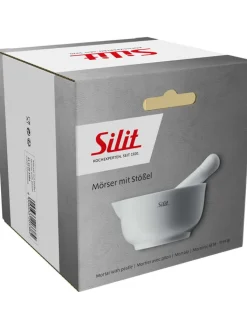Silit Koch- & Backutensilien<2tlg. Mörser-Set in Weiß - Ø 10 cm