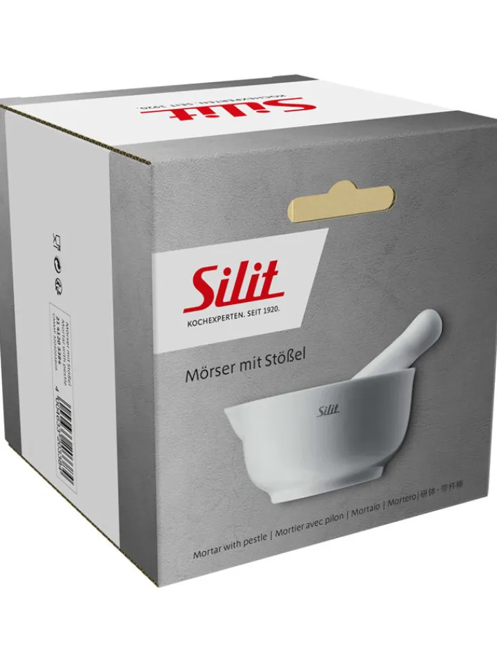 Silit Koch- & Backutensilien<2tlg. Mörser-Set in Weiß - Ø 10 cm