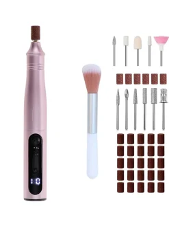 Adler Europe Technikzubehör<11tlg. Nagelpflege-Set "AD 2181" in Rosa