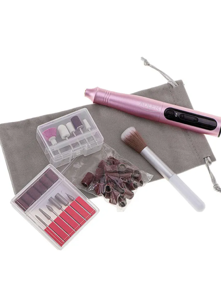 Adler Europe Technikzubehör<11tlg. Nagelpflege-Set "AD 2181" in Rosa