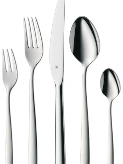 WMF Gedeckter Tisch<30tlg. Poliertes Edelstahl-Besteckset "Boston"