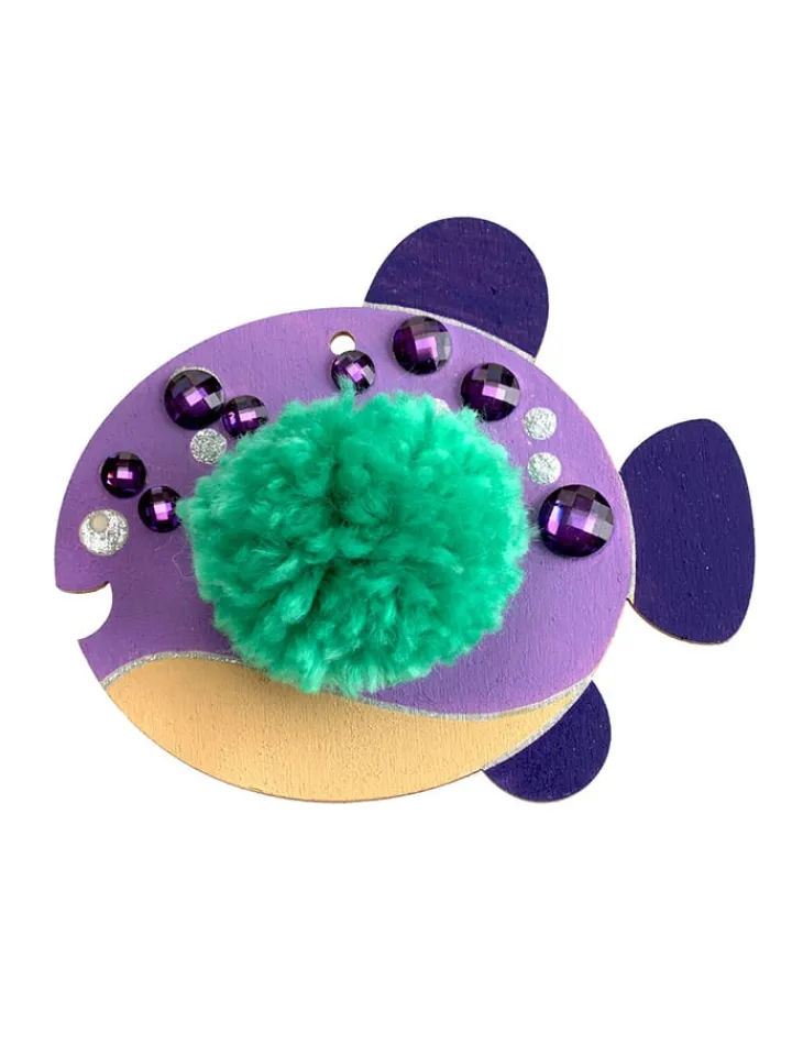 SUNNYSUE Kreativbedarf & Do-It-Yourself<35tlg. Pompon-Fische - ab 3 Jahren