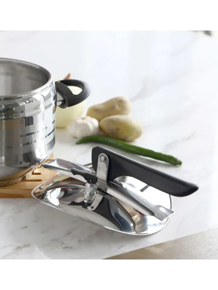 Bergner Kochgeschirr<2tlg. Schnellkochtopf-Set "San Ignacio" in Silber/ Schwarz - Ø 22 cm
