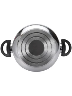 Bergner Kochgeschirr<2tlg. Schnellkochtopf-Set "San Ignacio" in Silber/ Schwarz - Ø 22 cm