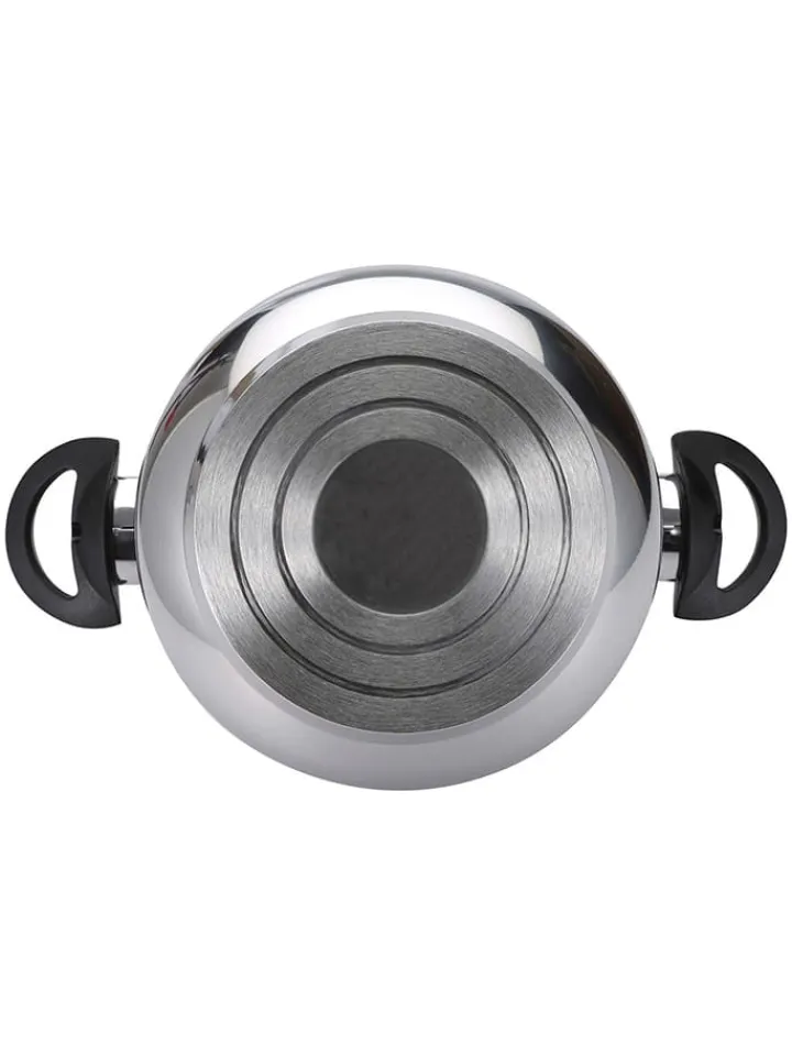 Bergner Kochgeschirr<2tlg. Schnellkochtopf-Set "San Ignacio" in Silber/ Schwarz - Ø 22 cm