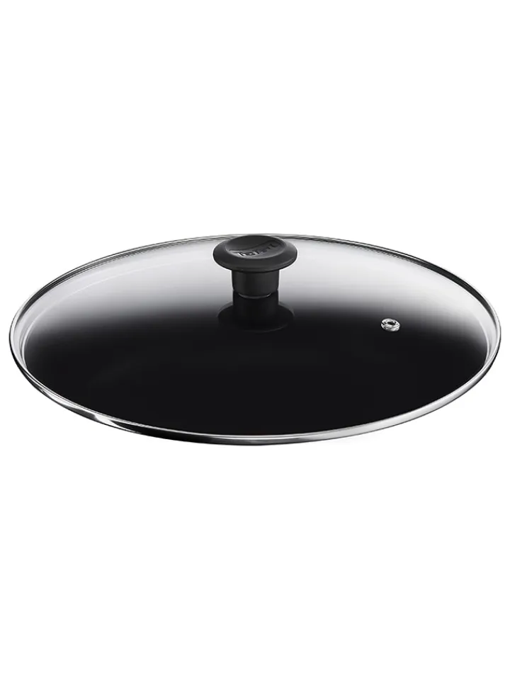 Tefal Kochgeschirr<2tlg. Set: Aluguss-Schmorpfanne "Trattoria Pro" in Schwarz - Ø 28 cm
