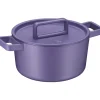 WMF Kochgeschirr<2tlg. Set: Bräter ''Flavour'' in Violett - 5,2 l