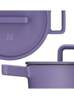 WMF Kochgeschirr<2tlg. Set: Bräter ''Flavour'' in Violett - 5,2 l