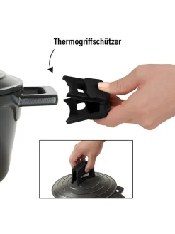 Stoneline Kochgeschirr<2tlg. Set: Bräter in Schwarz - 2,6 l