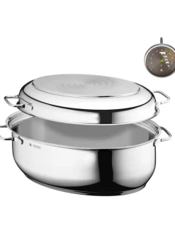 WMF Kochgeschirr<3tlg. Set: Edelstahl-Bräter - (B)41 x (T)28,5 cm
