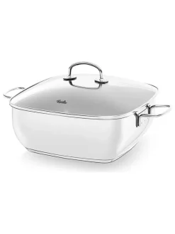 Fissler Kochgeschirr<2tlg. Set: Edelstahl-Bräter "Secural®" - Ø 28 cm