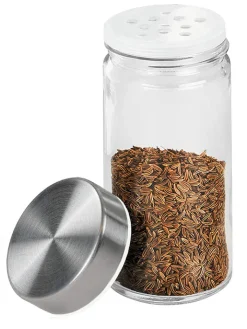 Stoneline Koch- & Backutensilien<13tlg. Set: Edelstahl-Gewürzregal - (H)22,5 x Ø 19 cm