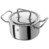 Zwilling Kochgeschirr<2tlg. Set: Edelstahl-Kochtopf ''Twin'' - 2 l