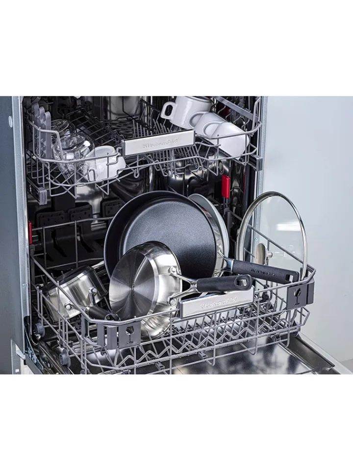 KitchenAid Kochgeschirr<2tlg. Set: Edelstahl-Schmorpfanne "Classic" - Ø 26 cm