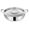 Jamie Oliver Kochgeschirr<2tlg. Set: Edelstahl-Servierpfanne " Cooks Classic" - Ø 30 cm