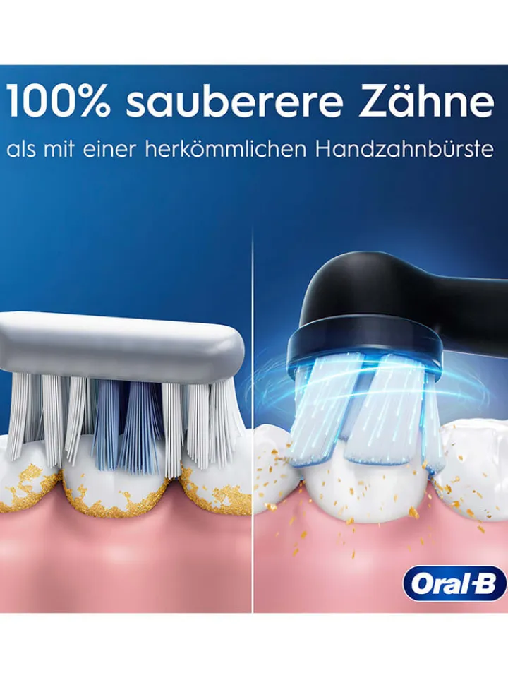 Oral-B Zahn & Mundpflege<2tlg. Set: Elektr. Zahnbürsten "iO Series 2" in Schwarz/Grün