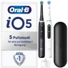 Oral-B Technik|Zahn & Mundpflege<2tlg. Set: Elektr. Zahnbürsten "iO Series 5" in Weiß/ Schwarz