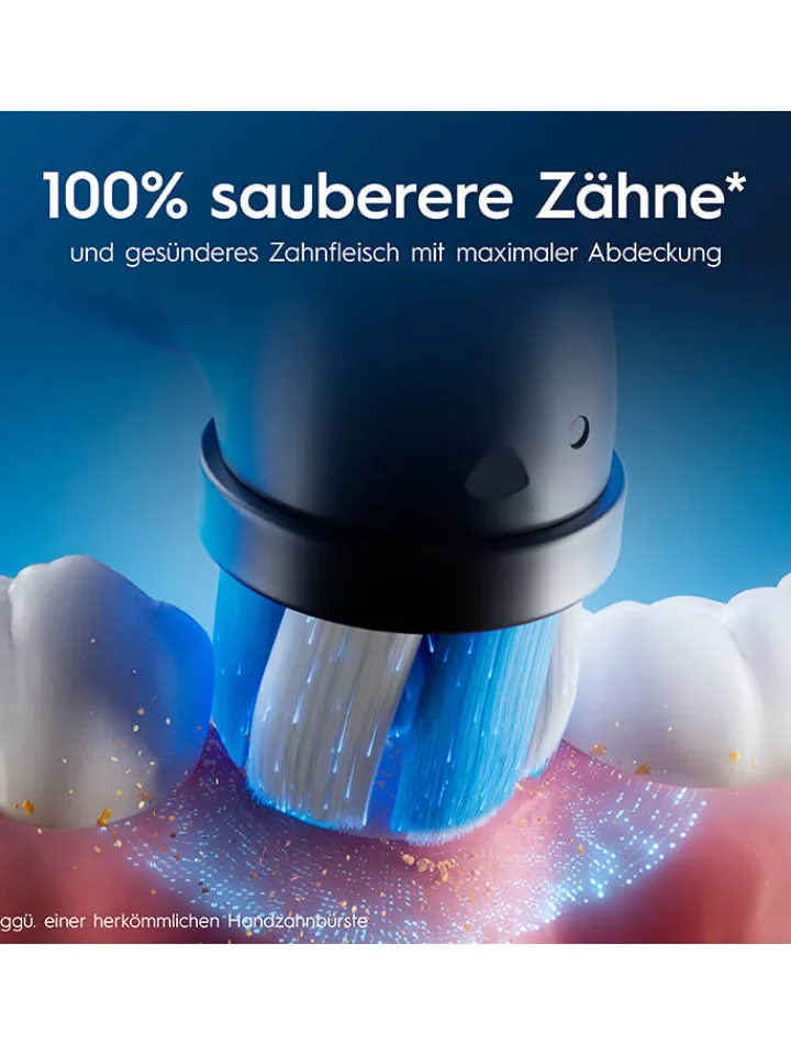 Oral-B Technik|Zahn & Mundpflege<2tlg. Set: Elektr. Zahnbürsten " iO Series 6" in Rosa/ Schwarz
