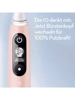 Oral-B Technik|Zahn & Mundpflege<2tlg. Set: Elektr. Zahnbürsten " iO Series 6" in Rosa/ Schwarz