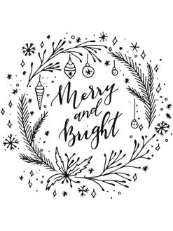 Securit Weitere Haushaltshelfer<3tlg. Set: Fensterschablonen "Christmas" und Kreidemarker - (B)42 x (H)59,4 cm