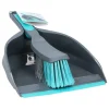 Alpina Putz- & Waschutensilien<2tlg. Set: Handfeger in Grau/ Hellblau - (B)34 x (H)23 x (T)10,5 cm