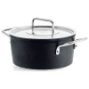Fissler Kochgeschirr<2tlg. Set: Kochtopf "Adamant®" in Schwarz - Ø 18 cm