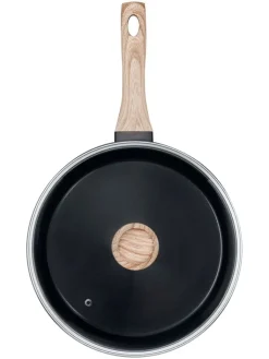 Pyrex Kochgeschirr<2tlg. Set: Schmorpfanne "Cook & Care" in Schwarz - Ø 28 cm