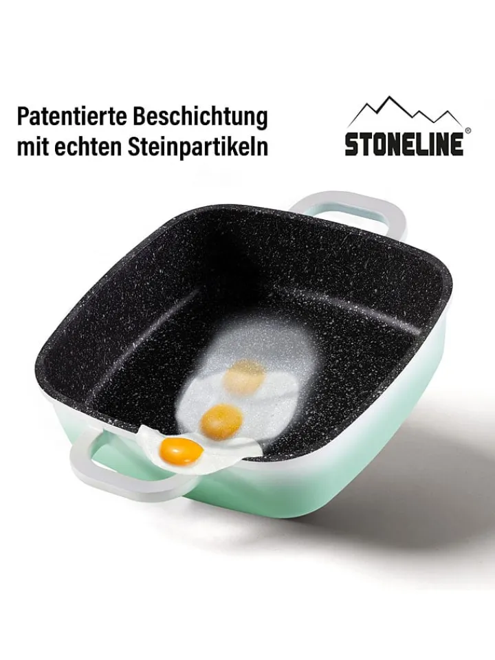 Stoneline Kochgeschirr<2tlg. Set: Servierpfanne - (L)20 x (B)20 cm