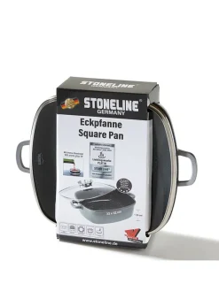 Stoneline Kochgeschirr<2tlg. Set: Servierpfanne in Grau - (L)32 x (B)32 cm