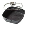 Stoneline Kochgeschirr<2tlg. Set: Servierpfanne in Grau - (L)24 x (B)24 cm