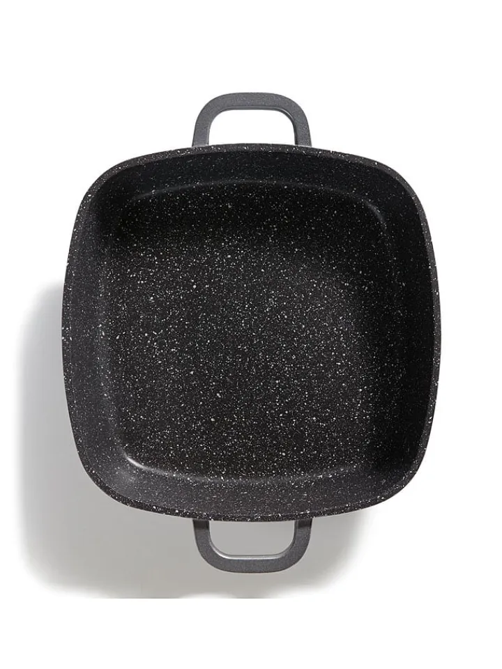 Stoneline Kochgeschirr<2tlg. Set: Servierpfanne in Grau - (L)24 x (B)24 cm