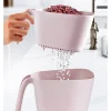 Violeta Home Koch- & Backutensilien<2tlg. Set: Sieb in Rosa - (B)24 x (H)21 x (T)14 cm